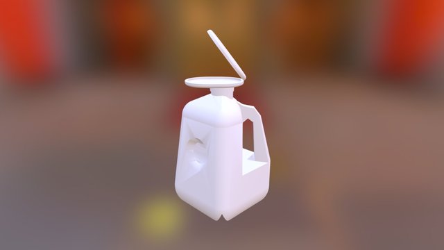 Milk And Capp Open 3D Model
