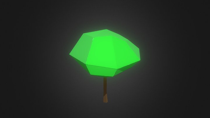 Lowpoly Tree 3D Model