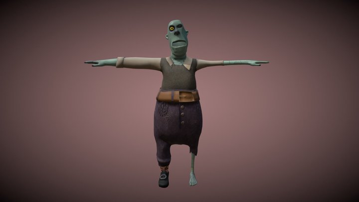 Zombie-Boss2 3D Model