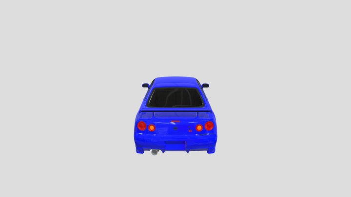 nissan skyline gtr r34 nismo z tune 3D Model