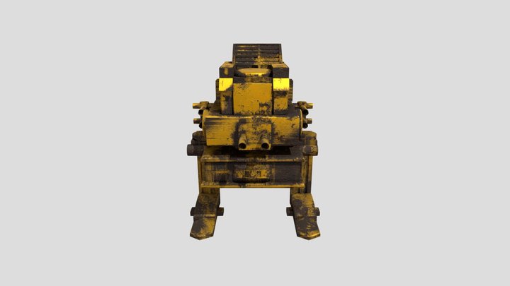 Rebot Character 3D Model