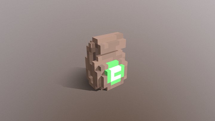 voxel paper bag 3D Model