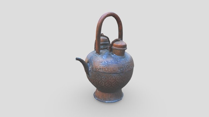 old copper samovar 3D Model