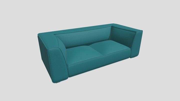 Sofa Two Seater 3D Model