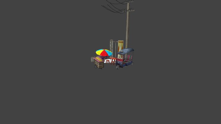 Enzo Mannaert 1DAE20 scene 3D Model