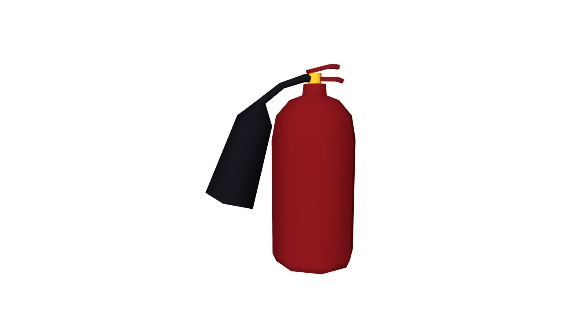 Lowpoly Fire Extinguisher
