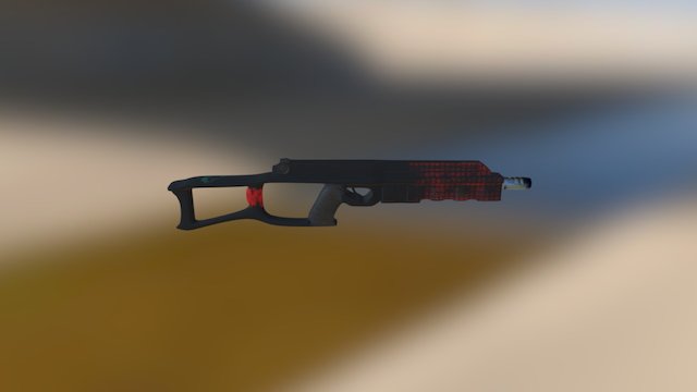 Rifle Concept 3D Model