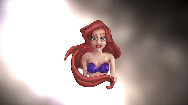 Ariel-painted 3D Model