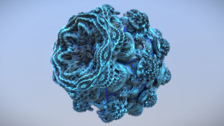 MDB3D - Integer Power - fractal photogrammetry – Gratis 3D-model STL