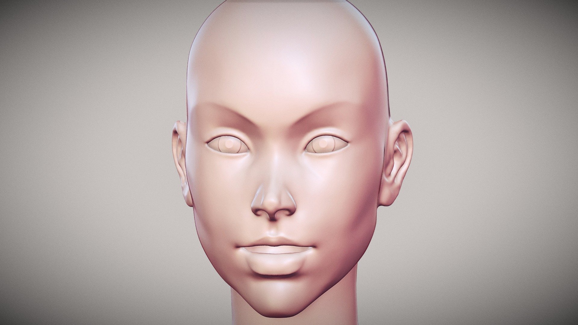 Girl head Matcap