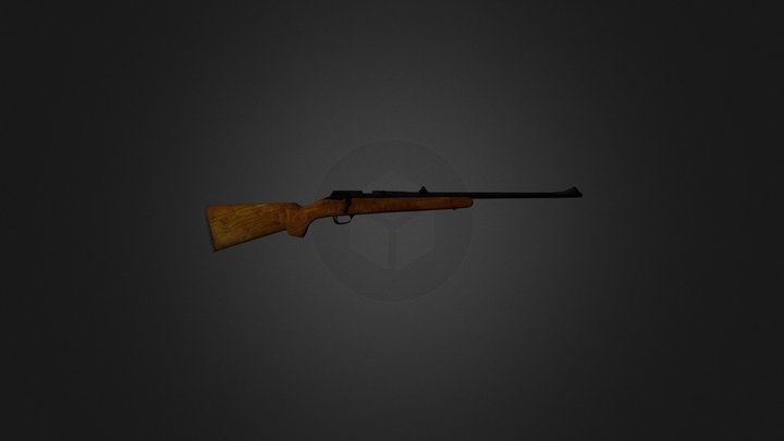 Remington Rifle 3D Model