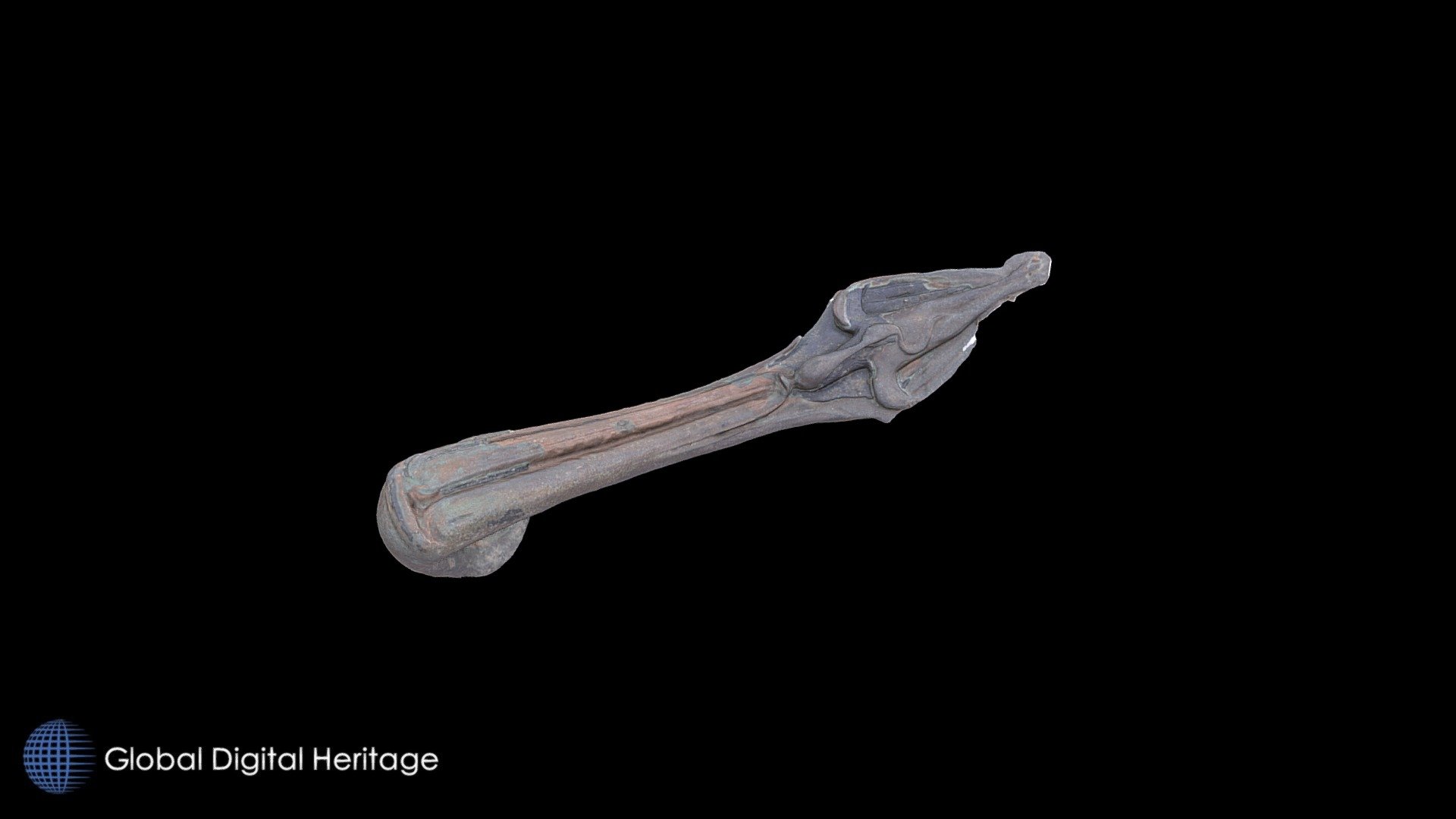 Elbow handle from Campania-Pompeii, Camarina