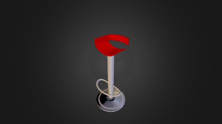 Barstool 3D Model