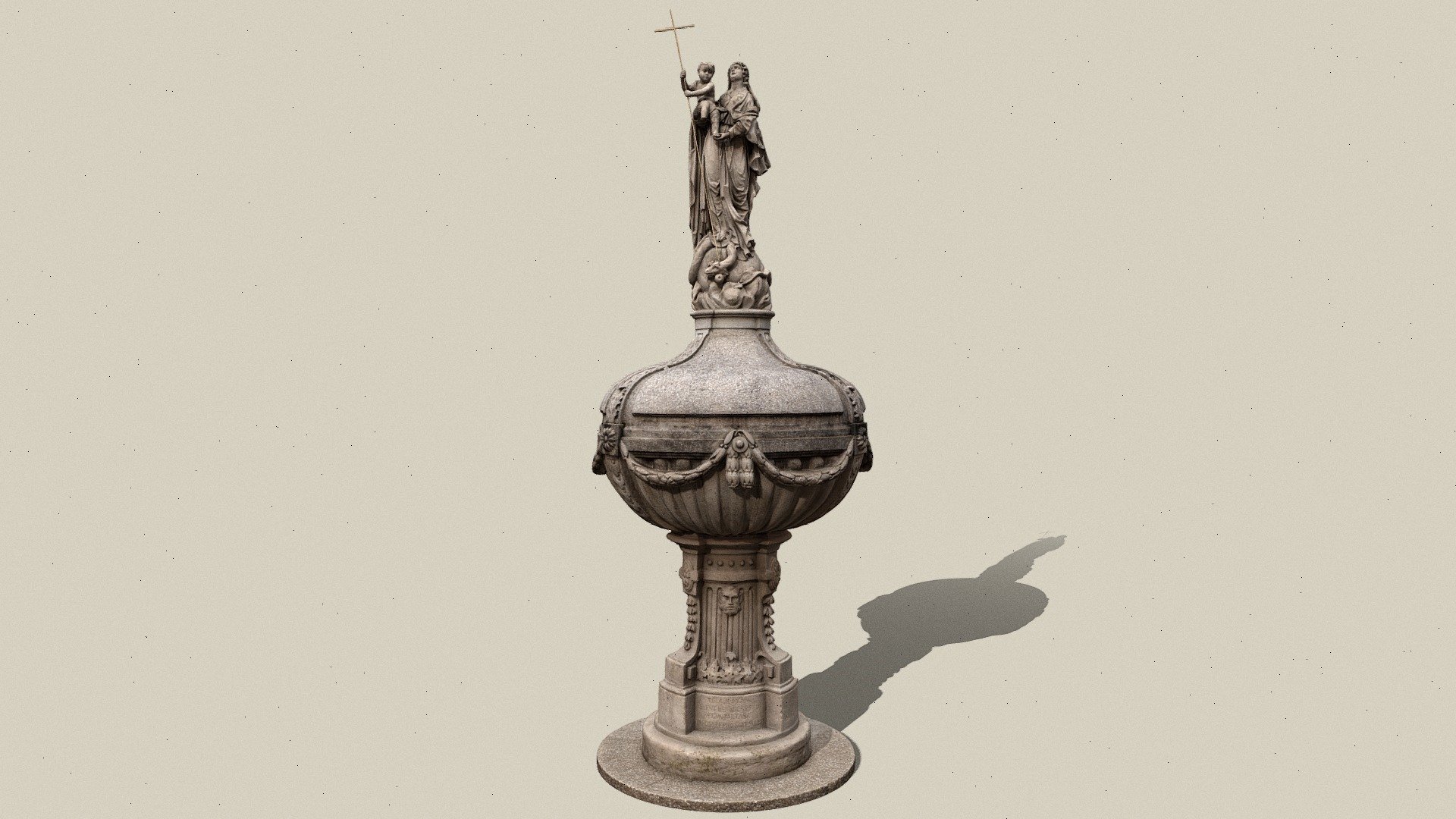 Marienbrunnen — Sketchfab embed 3D viewer