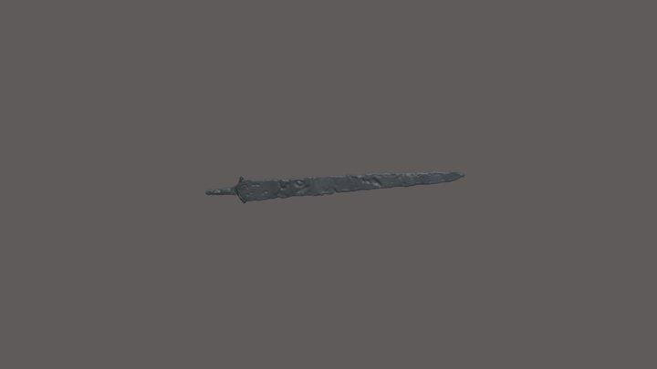 Dún Ailinne E79.630 Iron Short Sword 3D Model