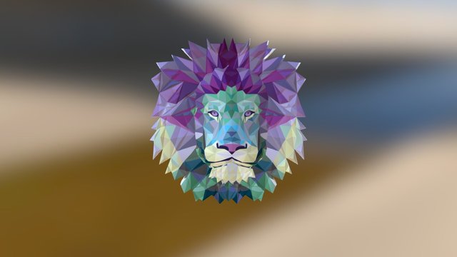Lion Fbx 3D Model