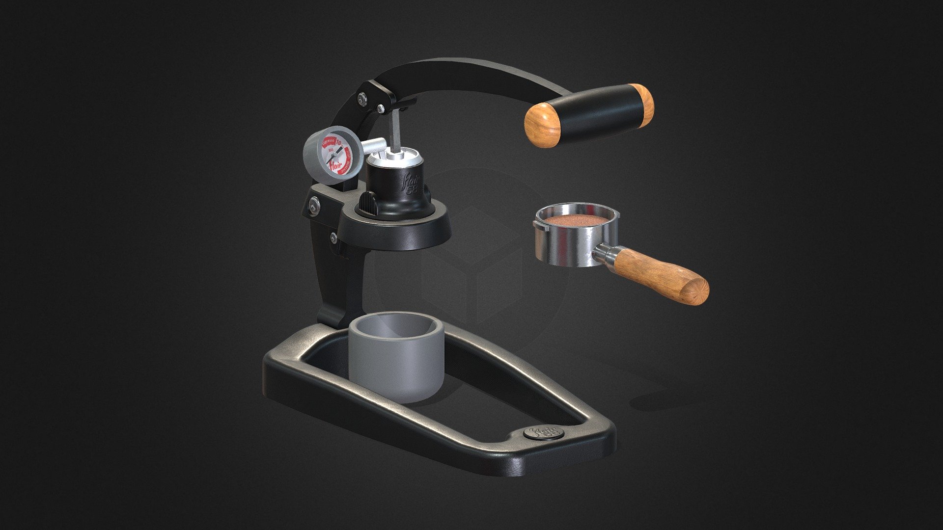 Flair 58 Espresso machine 3D model by skibigfx [a293724] Sketchfab