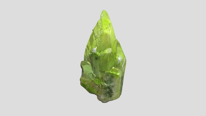 Peridot Crystal 3D Model
