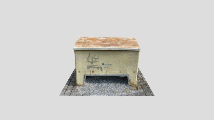 Grit bin 3D Model