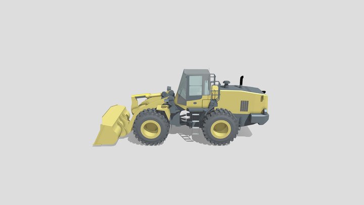 Wheel Loader 3D Model