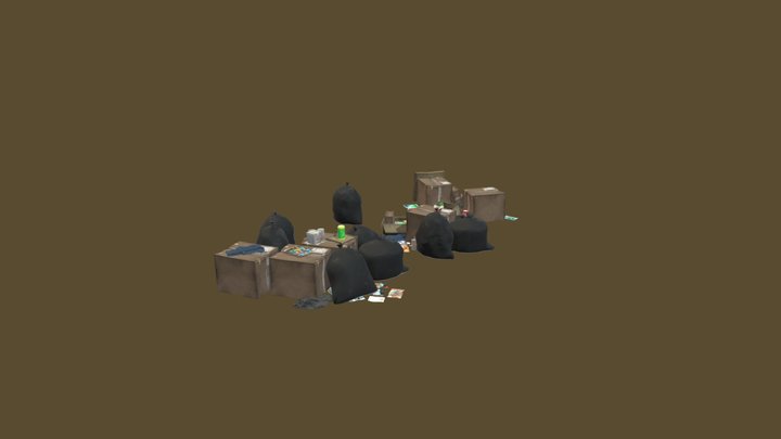 [Requested] Indigo Park - Trash around the park 3D Model