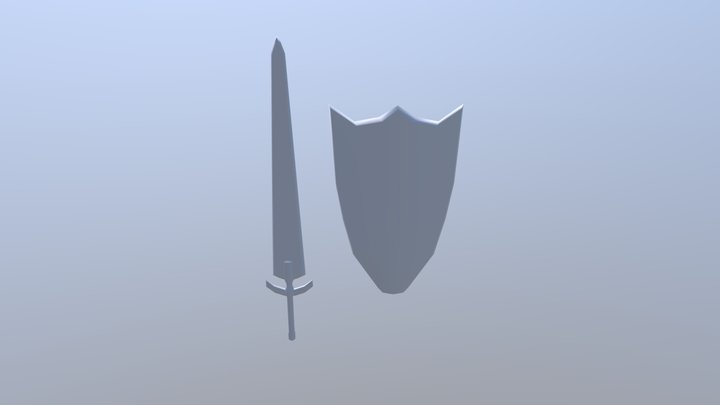 Sword& Shield 3D Model