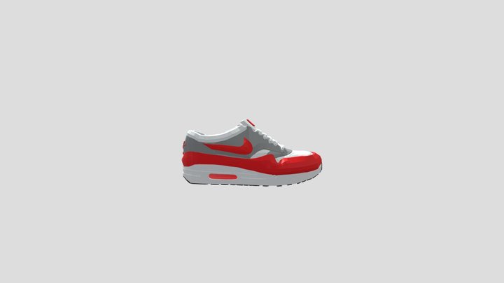 Air Max 1 OG Red 3D Model