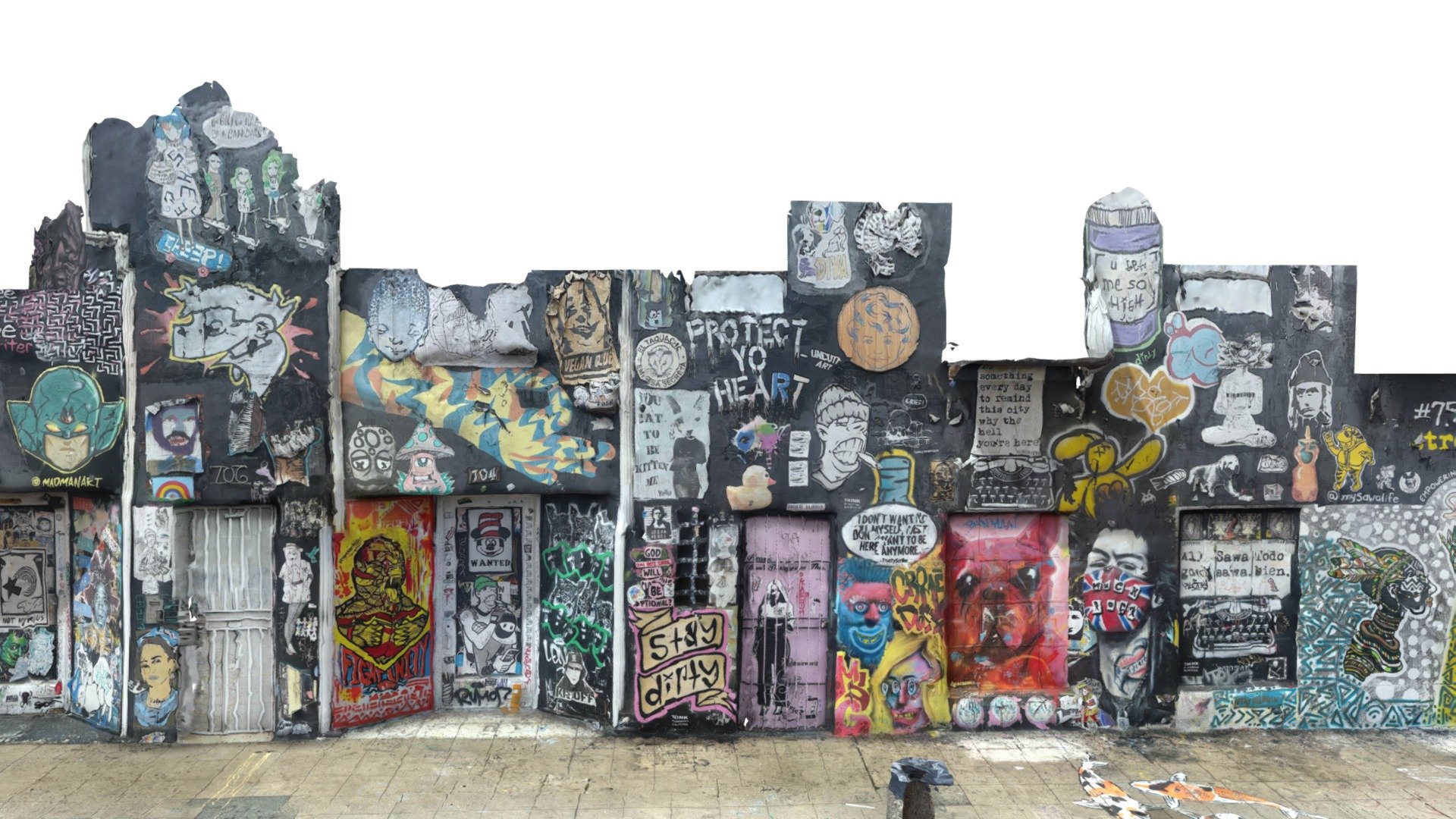 7575melroseartwallstreetartiphonelidar 3D model by . (eco22