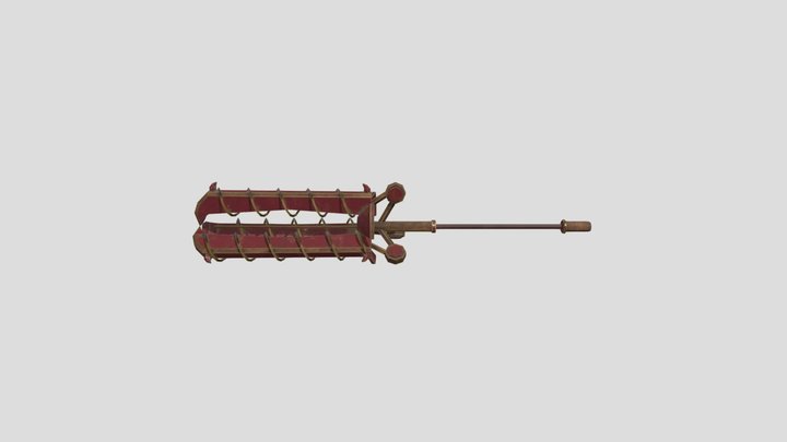 Sci-Fi Laser Halbard 3D Model