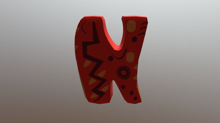 N 3D Model