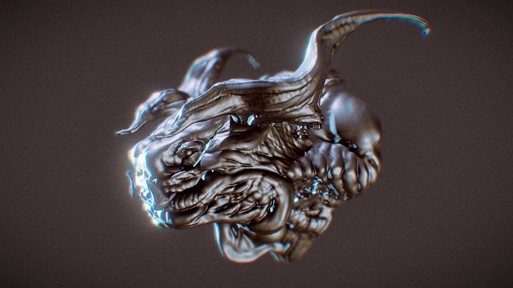 Creature 01 3D Model