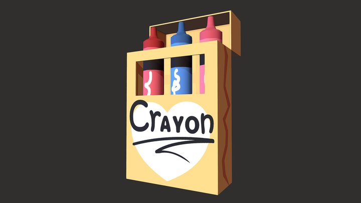 Crayon Set Rigged | Dandy's World (UNOFFICAL) – Modello 3D gratuito STL