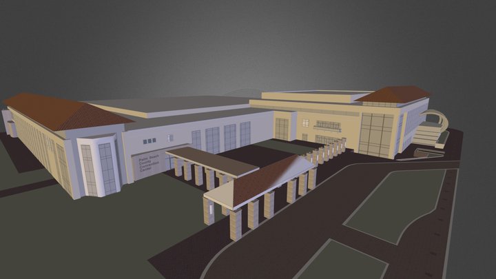 Palm Beach County Convention Center 3D Model