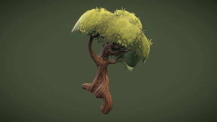 Tree stylized 3D Model