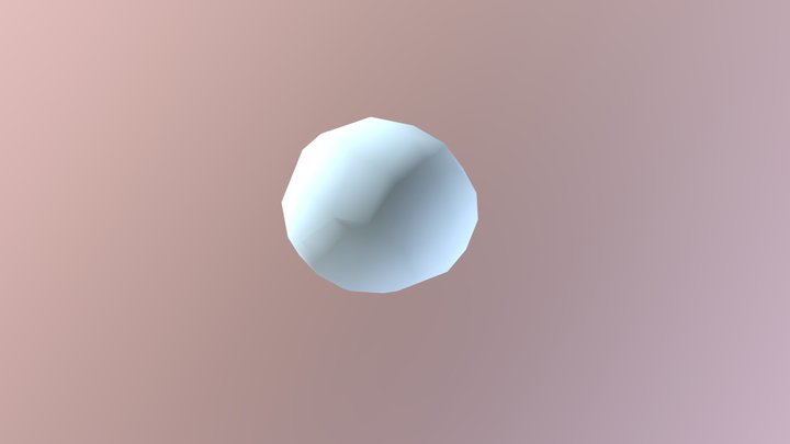 Blue Jellybean (Low) 3D Model
