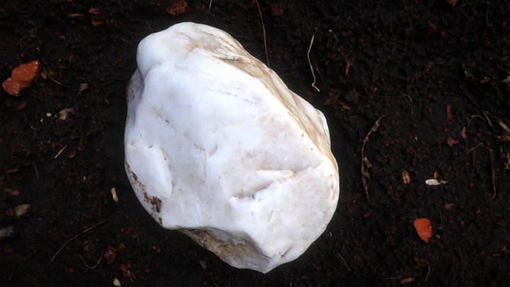 White stone 3D Model