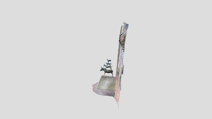 Bremer Stadtmusikanten 3D Model