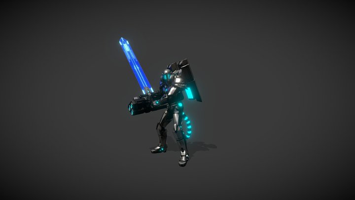 Death Carnival Rocket Dude 3D Model