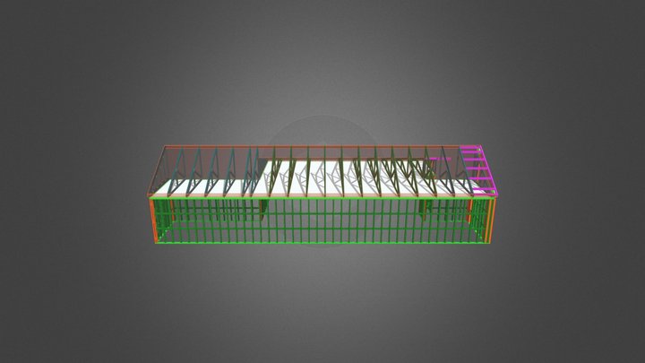 TRUSS DESIGN - LOT 31 TAUKAHIWI ROAD 3D Model