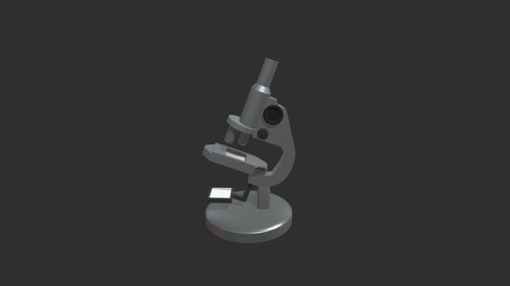 3D Microscope Prop 3D Model