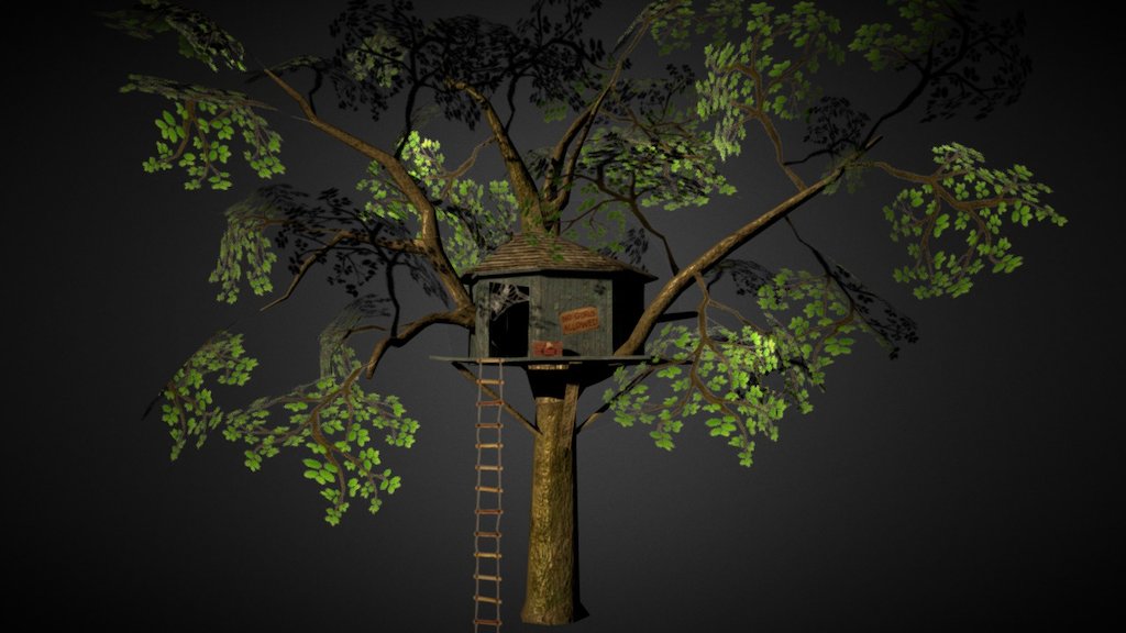 24 hour Tree House Art Test