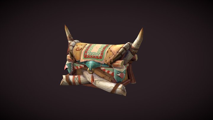 World of Warcraft - Tauren Chest 3D Model