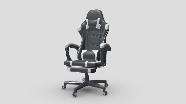 Gaming Chair Black 3D Model