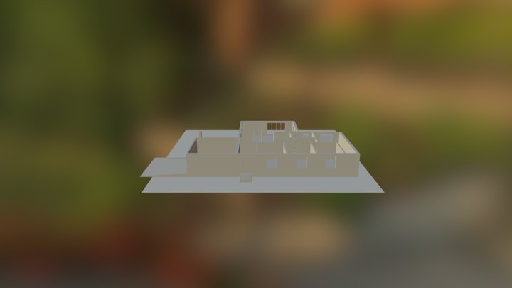 Dom Bez Krishy 3D Model