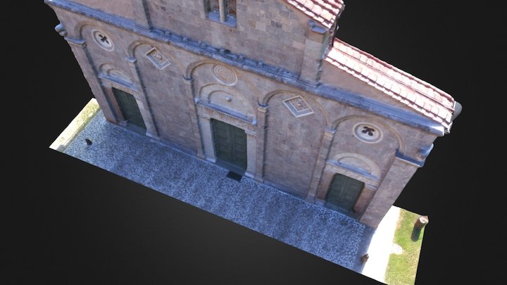 Fotogrammetria Facciata Pieve San Casciano 3D Model