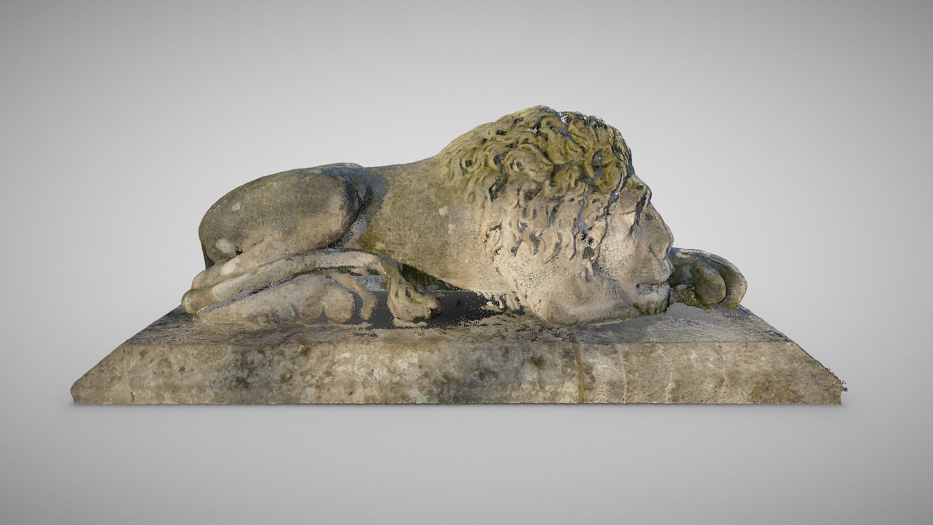 Lion - Main Square, Krakow (pointcloud)