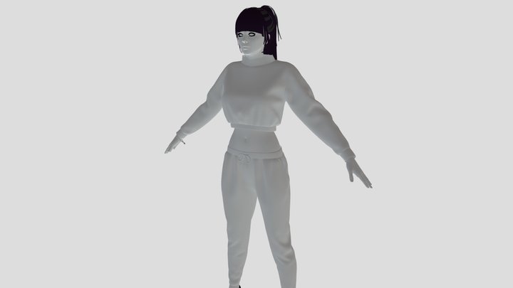 Salima Worker 3D Model