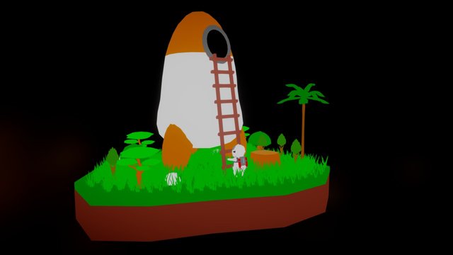 Tiny Space Adventure 3D Model