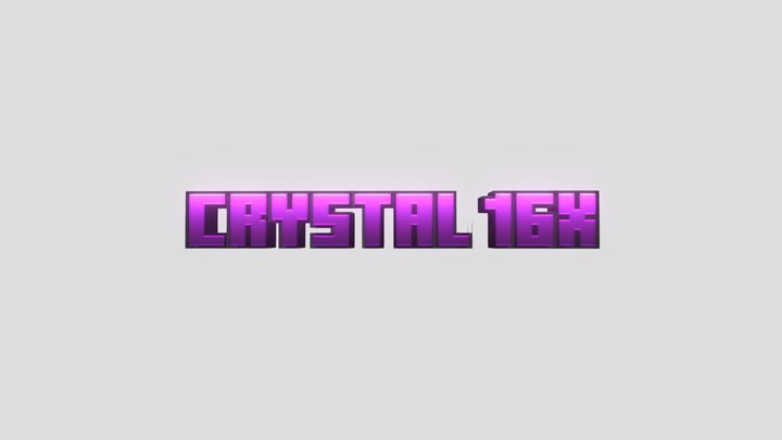 logo fro crystal 3D Model