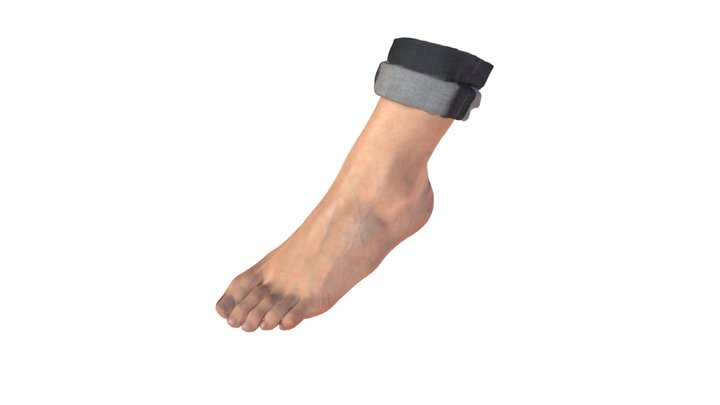 Fuß (weiblich) Scan - 2 3D Model